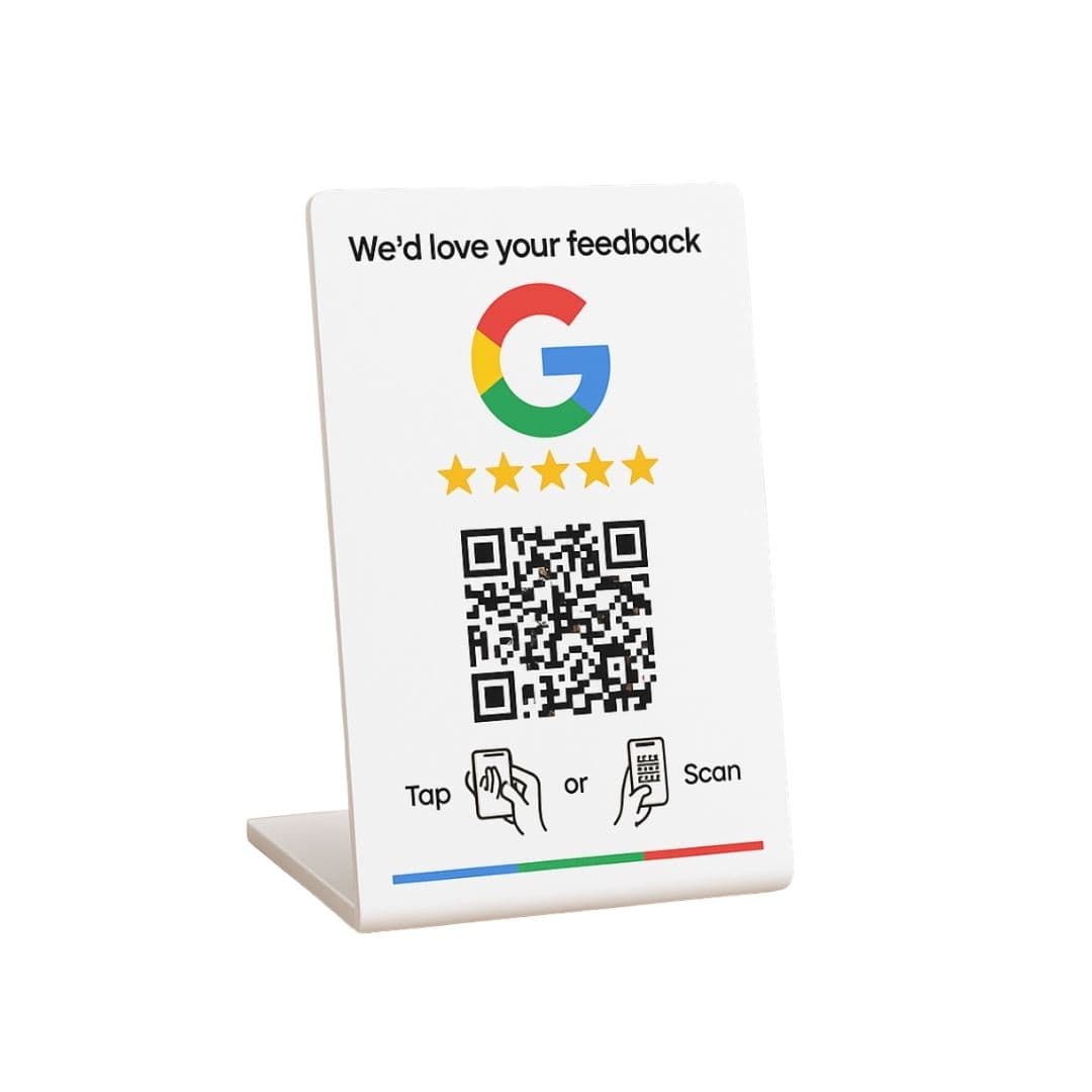 NFC Google Review Desk Stand